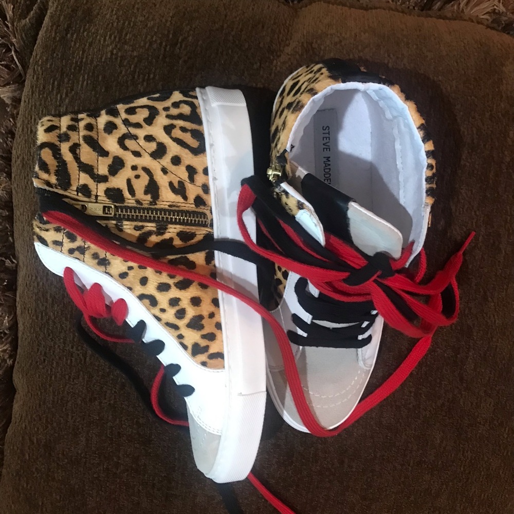 STEVE MADDEN NEW Size 9 Fashion High Tops - Picture 7 of 7